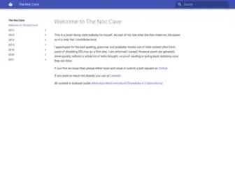 Thenoccave.com(The Noc Cave) Screenshot