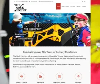 Thenockpoint.com(Your Full Service Archery Center) Screenshot