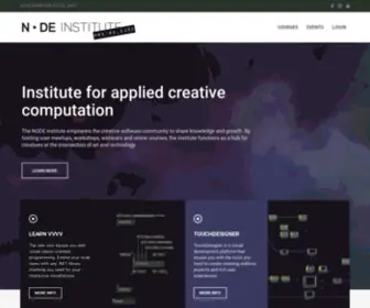 Thenodeinstitute.org(The NODE Institute) Screenshot