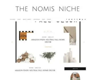 Thenomisniche.com(The Nomis Niche) Screenshot