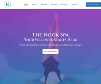 Thenookspa.com(The Nook Spa) Screenshot