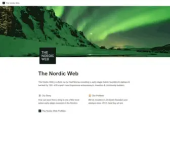 Thenordicweb.com(The Nordic Web) Screenshot