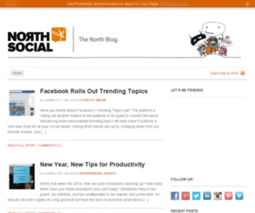 Thenorthblog.com(The North Social Blog) Screenshot
