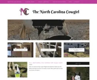 Thenorthcarolinacowgirl.com(The North Carolina Cowgirl) Screenshot