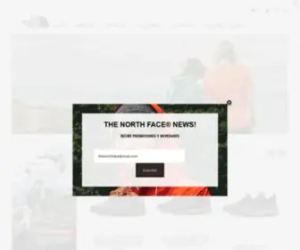 Thenorthface.cr(Sitio oficial de The north face en Costa Rica) Screenshot