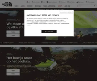 Thenorthface.nl(The North Face) Screenshot