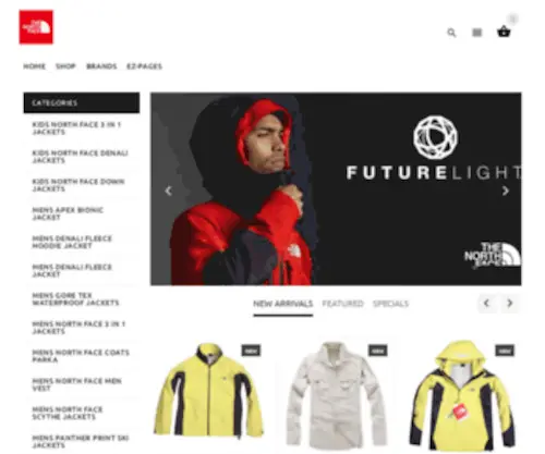 Thenorthface.us.com(The North Face Outlet Store Online) Screenshot