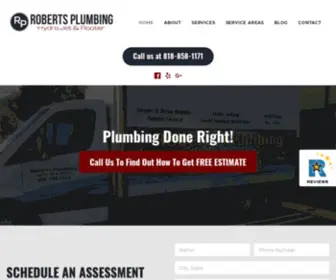 Thenorthridgeplumber.com(Trusted Plumbers in Northridge) Screenshot