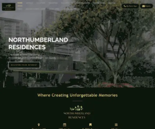 Thenorthumberlandresidences.com(Northumberland Residences) Screenshot