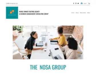 Thenosagroup.com(Consulting Company Website) Screenshot