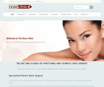 Thenoseclinic.co.za(The Nose Clinic) Screenshot