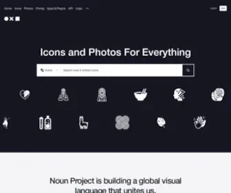 Thenounproject.com(Noun Project) Screenshot
