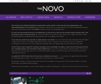 Thenovodtla.com(The Novo) Screenshot