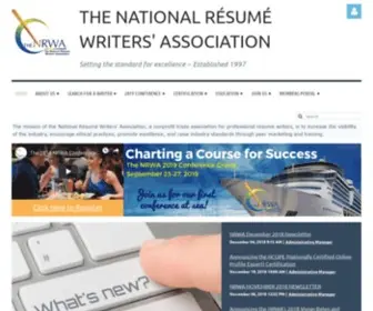 Thenrwa.com(National Resume Writers Association) Screenshot