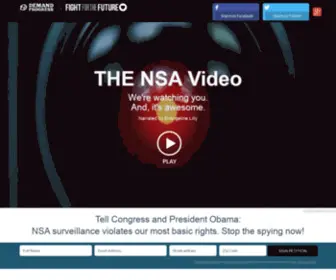 Thensavideo.com(The NSA Video) Screenshot