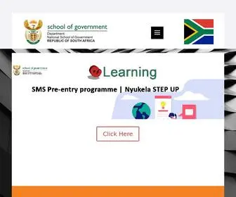 Thensg.gov.za(The National School of Government) Screenshot
