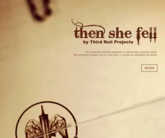 Thenshefell.com(Then She Fell) Screenshot