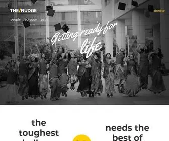 Thenudge.org(We exist to alleviate poverty) Screenshot