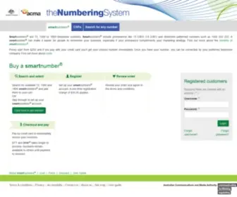 Thenumberingsystem.com.au(Numbering system) Screenshot