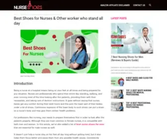 Thenurseshoes.com(Best Shoes for Nurses & Other worker who stand all day) Screenshot