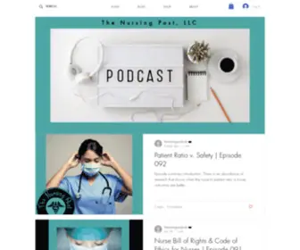 Thenursingpostpodcast.com(The Nursing Post) Screenshot