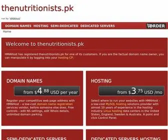 Thenutritionists.pk(Give a commitment to a healthy lifestyle) Screenshot