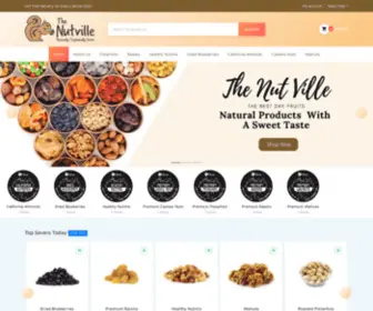 Thenutville.com(Naturally Organically Yours) Screenshot