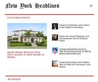 Thenyheadlines.com(The New York Headlines) Screenshot