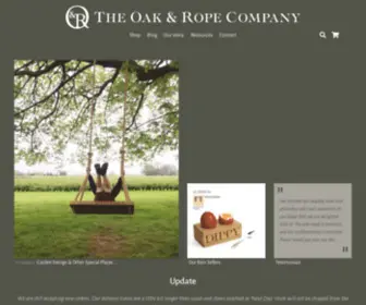 Theoakandropecompany.co.uk(The Oak & Rope Company) Screenshot
