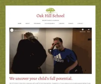 Theoakhillschool.org(Oak Hill School) Screenshot