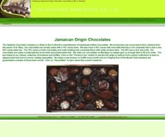 Theoaklandchocolateco.com(The Oakland Chocolate Company) Screenshot