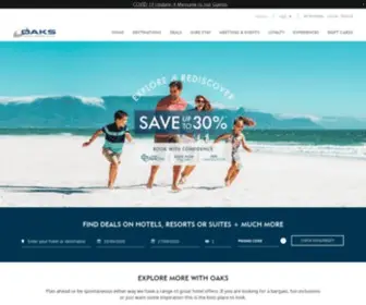 Theoaksgroup.com.au(Oaks Hotels) Screenshot