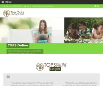 Theoaksprivateschool.org(The Oaks Private School) Screenshot