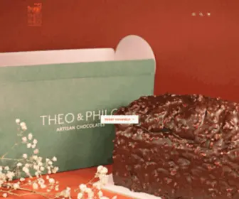 Theoandphilo.com(Theo and Philo Artisan Chocolates) Screenshot