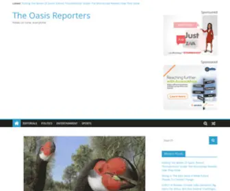 Theoasisreporters.com(Theoasisreporters) Screenshot