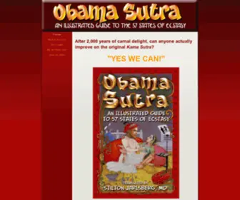 Theobamasutra.com(The Obama Sutra) Screenshot