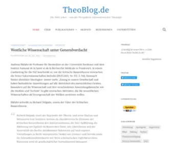 Theoblog.de(Aus der Perspektive reformatorischer Theologie) Screenshot