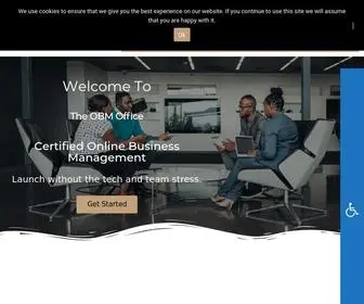 Theobmoffice.com(The OBM Office) Screenshot