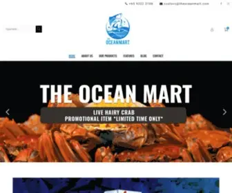 Theoceanmart.com(Ocean Mart) Screenshot