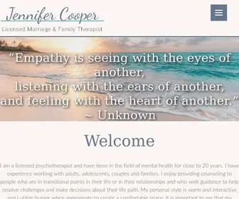 Theoctherapy.com(Jennifer Cooper) Screenshot