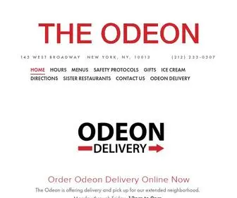 Theodeonrestaurant.com(The Odeon Restaurant) Screenshot
