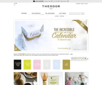 Theodor.fr(Boutique de thé en ligne THEODOR) Screenshot