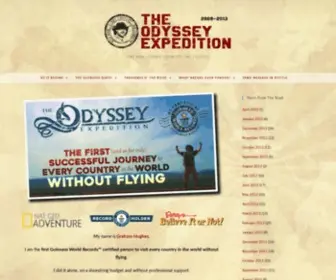 Theodysseyexpedition.com(The Odyssey Expedition) Screenshot