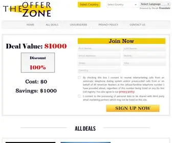 Theofferzone.com(The Offer Zone) Screenshot