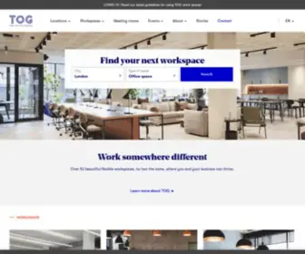 Theofficegroup.com(Office Spaces) Screenshot
