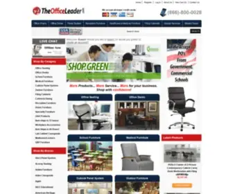 Theofficeleader.com(Your store meta keywords) Screenshot