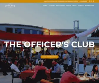 Theofficersclub.com(The Officer's Club) Screenshot