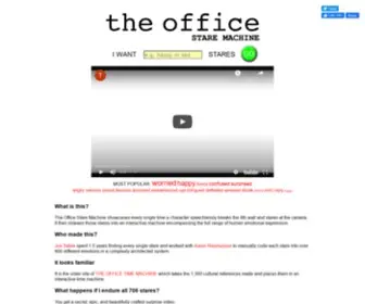 Theofficestaremachine.com(The Office Stare Machine) Screenshot