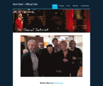 Theofficialmortsahl.com(Mort Sahl) Screenshot