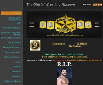 Theofficialwrestlingmuseum.com(The Official Wrestling Museum) Screenshot